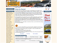 Tablet Screenshot of cochecubacars.com
